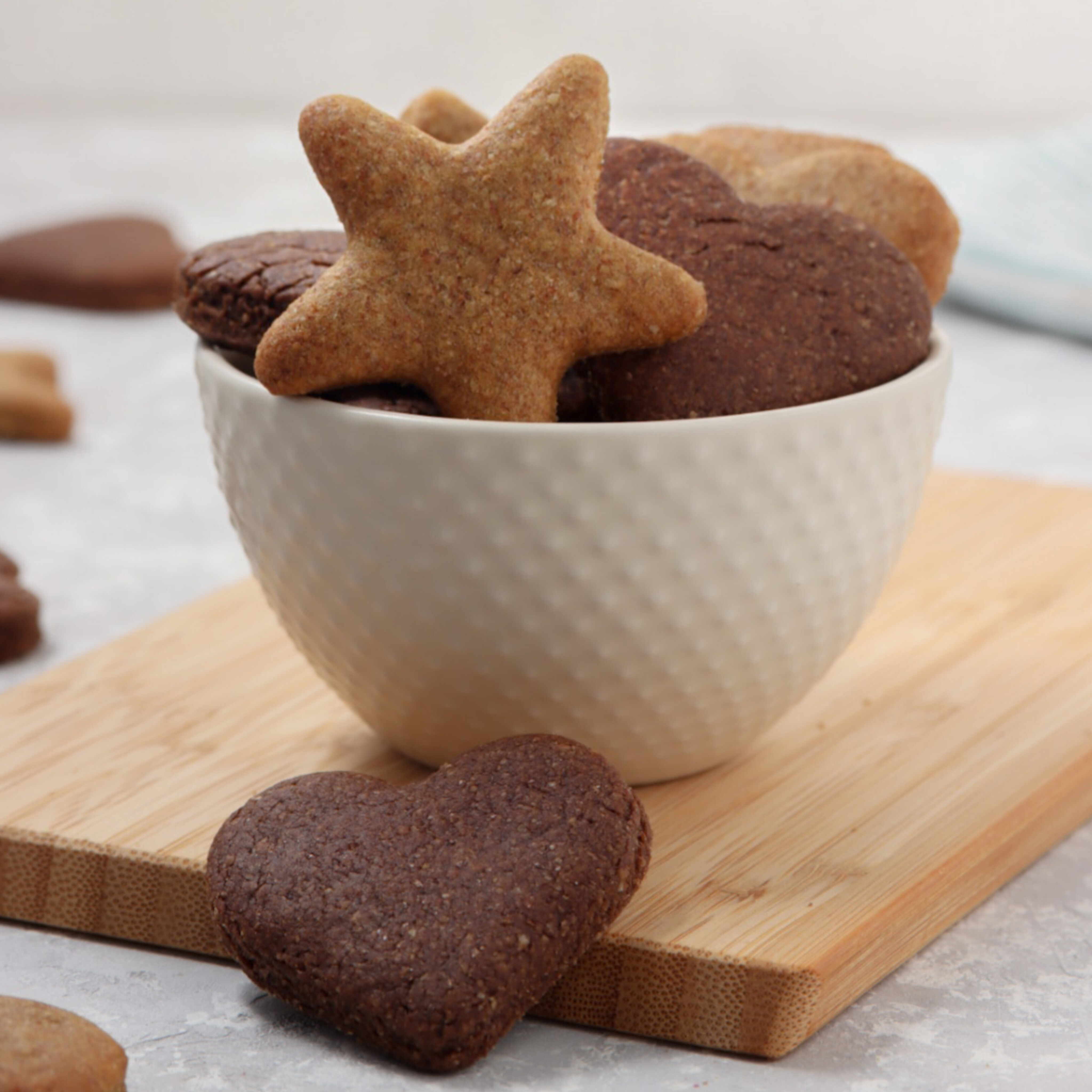 Cookies integrales de Cacao y Vainilla
