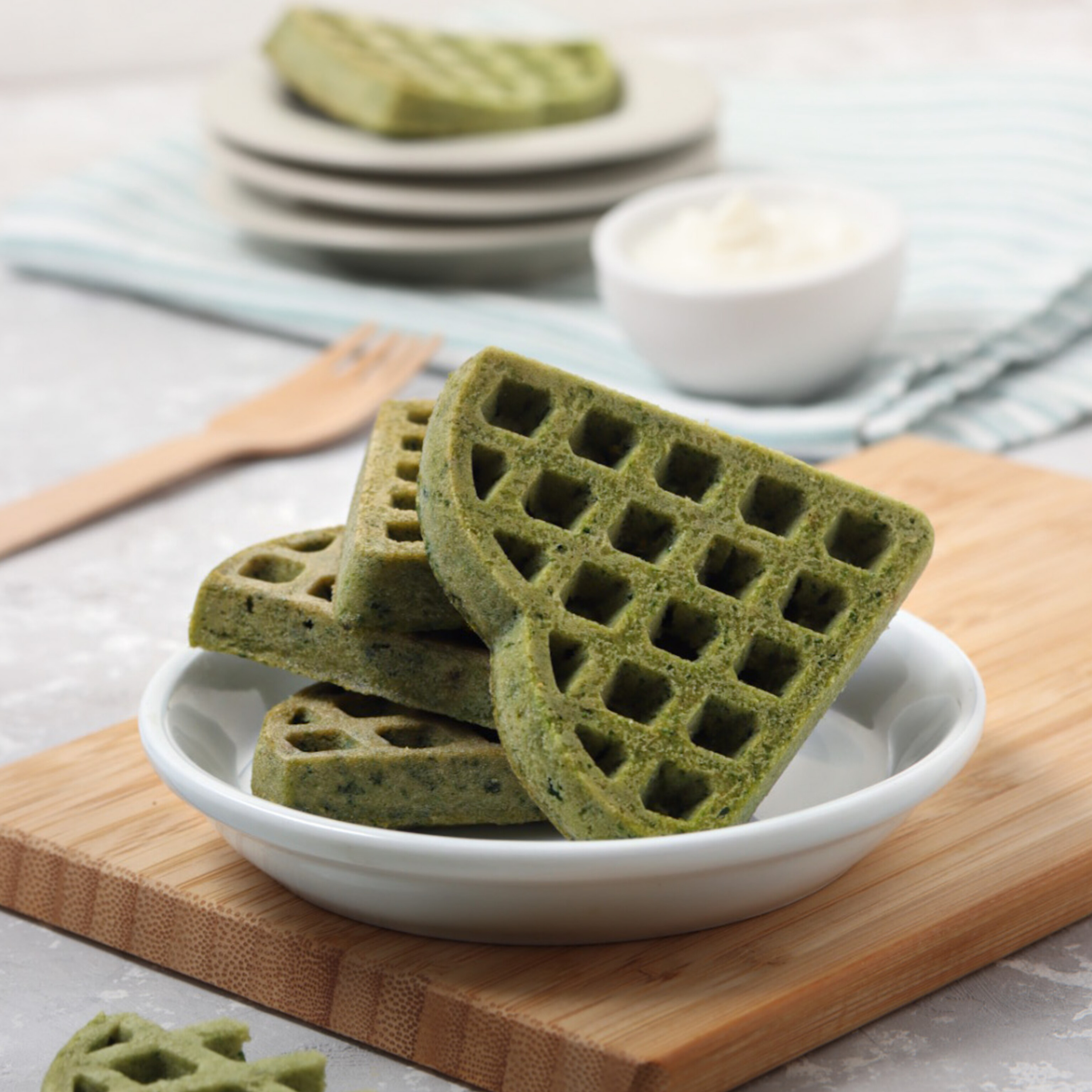 Waffles Verdes (Pack Familiar)