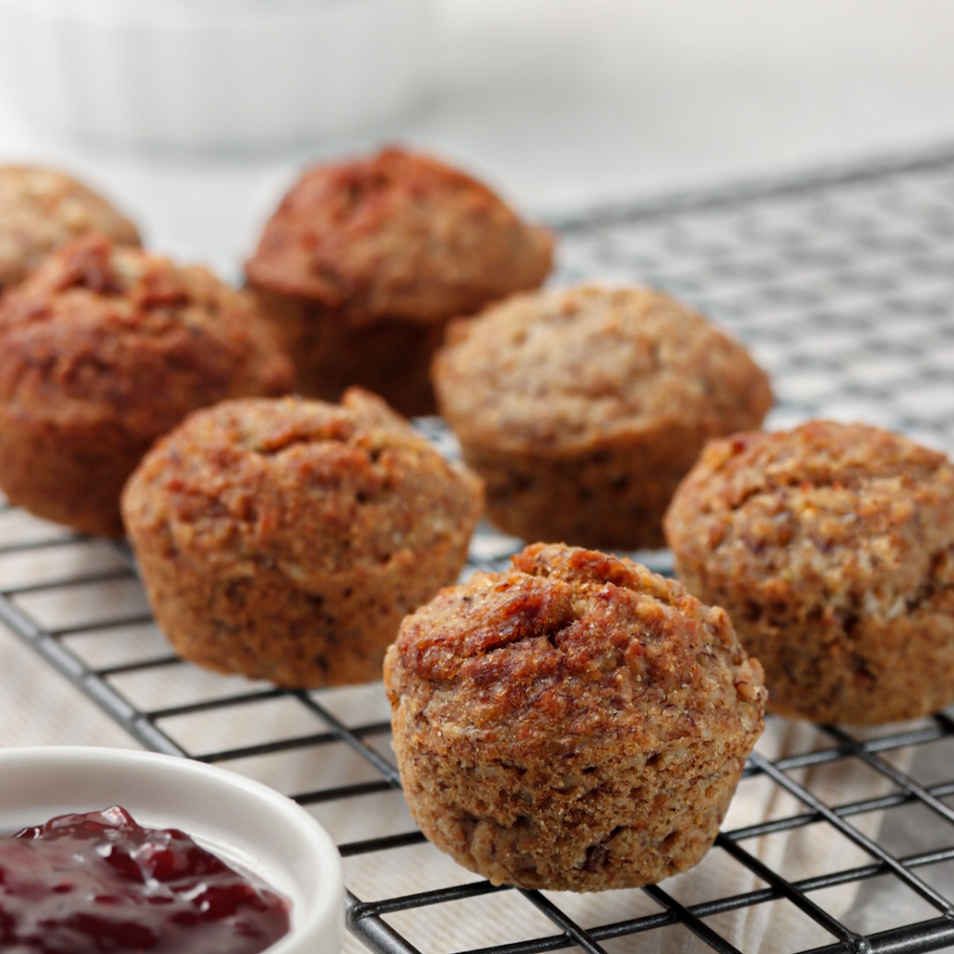 Mini Muffins de Banana y Coco