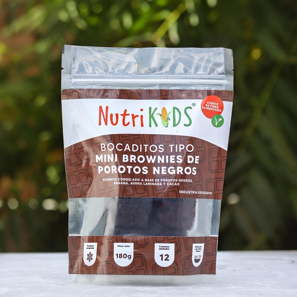 Mini Brownies de Porotos Negros