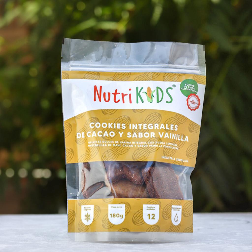 Cookies integrales de Cacao y Vainilla